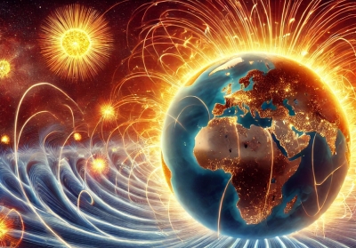 Магнитни бури през януари 2025 г.
